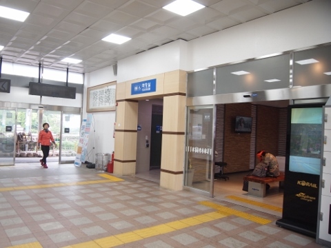 〔韓国〕京釜線　清道駅