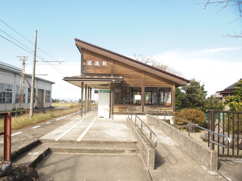 富山地方鉄道上滝線　大庄駅
