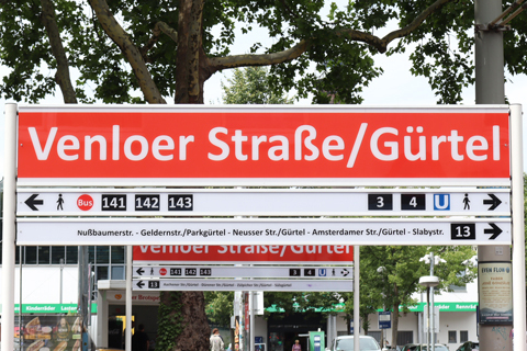 IMG_4218 〔ドイツ〕ケルン市電　フェンロー通り・ギュルテル停留場