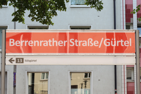 IMG_4774 〔ドイツ〕ケルン市電　ベレンラート通り・ギュルテル停留場