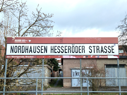 IMG20251117120636_1 〔ドイツ〕ハルツ狭軌鉄道ハルツ横断線 ノルトハウゼン・ヘッセレーダー通り駅