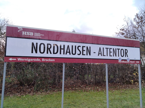 IMG20251117153136 〔ドイツ〕ハルツ狭軌鉄道ハルツ横断線　ノルトハウゼン・アルテントーア駅