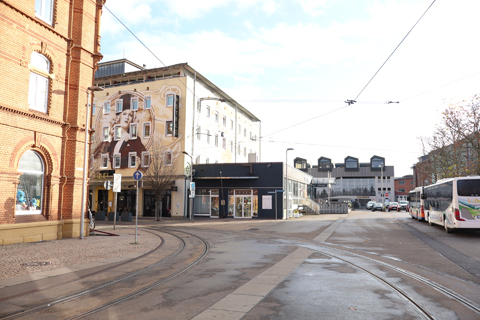 IMG_1587 〔ドイツ〕ノルトハウゼン市電　駅前広場停留場