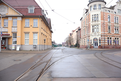 IMG_1777 〔ドイツ〕ノルトハウゼン市電　駅前広場停留場