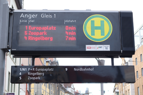 IMG_1923 〔ドイツ〕エアフルト市電　アンガー停留場