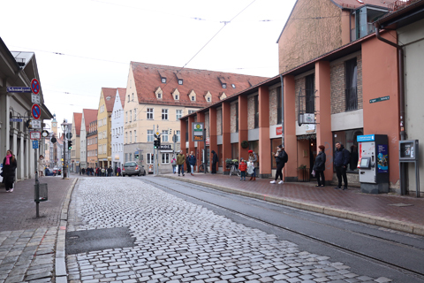 IMG_2451 〔ドイツ〕アウクスブルク市電　バールフューサー橋・ブレヒトハウス停留場