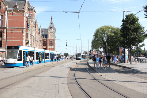 IMG_4939 〔オランダ〕アムステルダムトラム 中央駅停留場