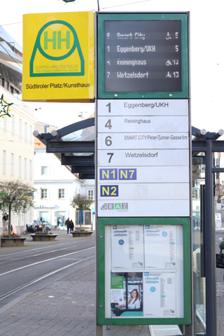 IMG_0923 〔オーストリア〕グラーツ市電　南ティロール広場・美術館停留場