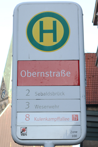 IMG_5365 〔ドイツ〕ブレーメン市電　オーバーン通り停留場