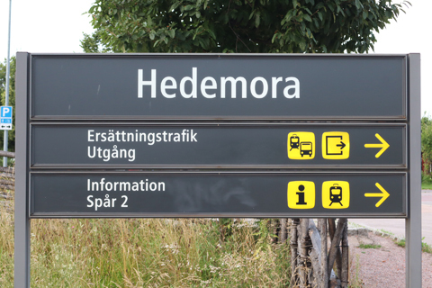 IMG_5554 〔スウェーデン〕ダーラ線　ヘーデムーラ駅